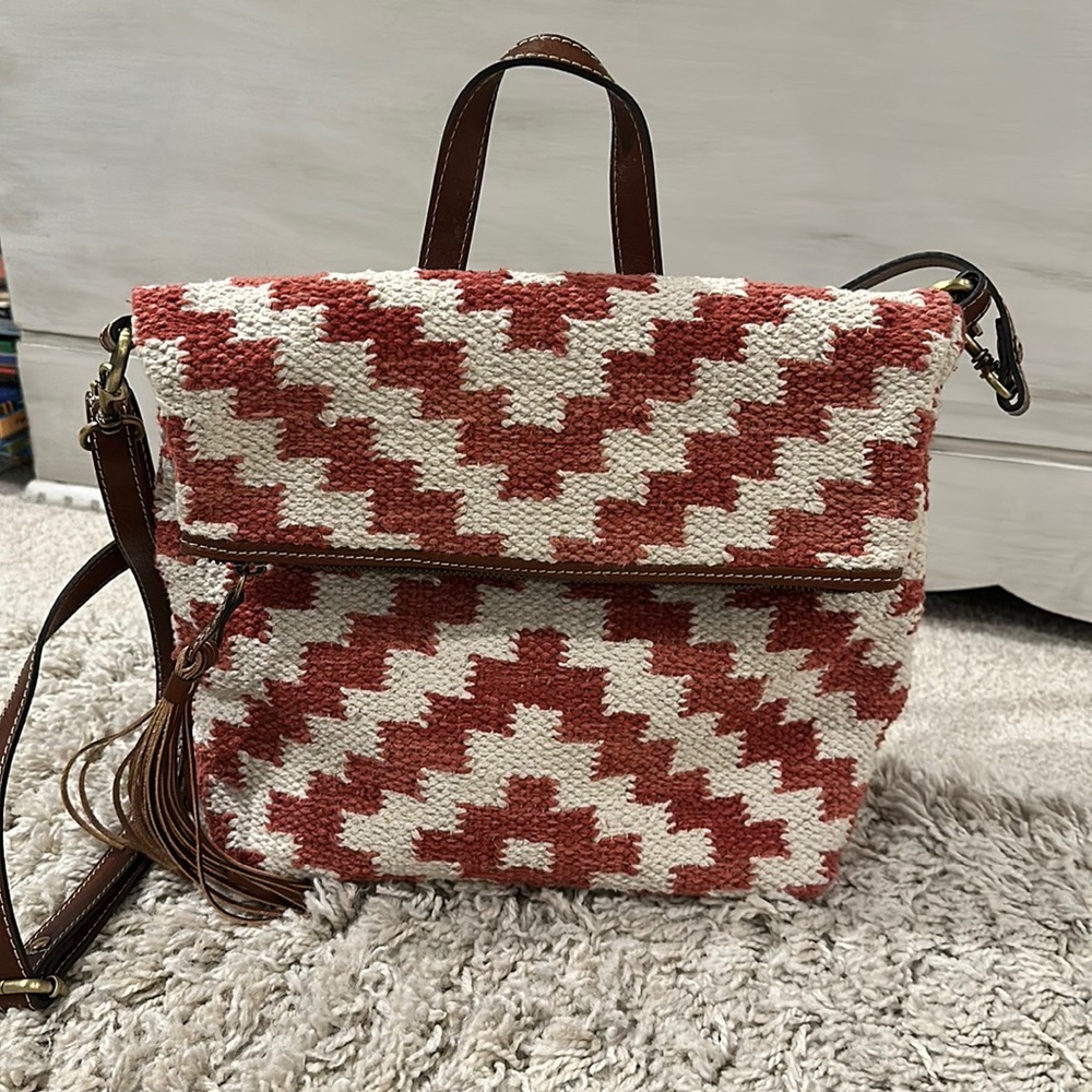 Patricia Nash Woven Casoli Convertible Backpack